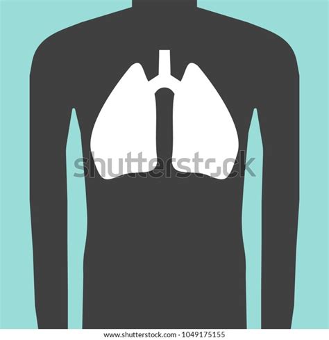 Human Lung Icon Vector Healthcare Concept Stock Vector Royalty Free