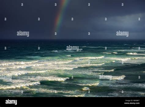 Beautiful rainbow ocean waves hi-res stock photography and images - Alamy