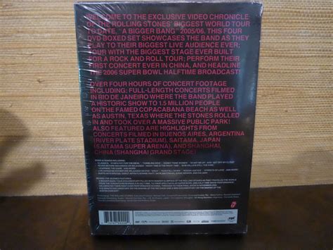 Rolling Stones The Biggest Bang Dvd Box Set New Ebay