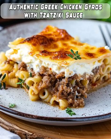 Easy Homemade Greek Pastitsio (Pastichio) Recipe – Foodyhealthylife