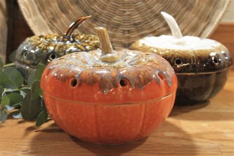 Ceramic Orange Pumpkin