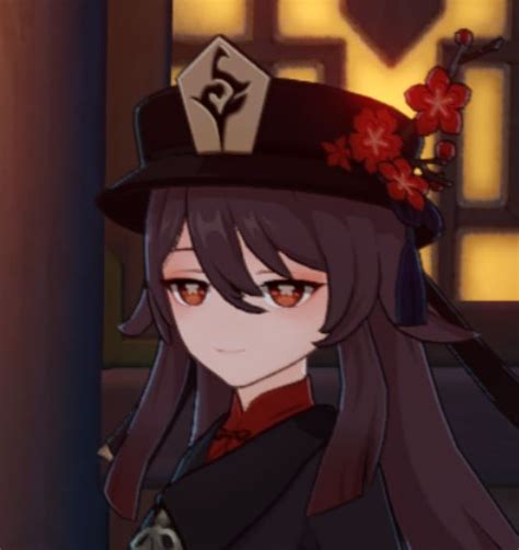 An Anime Character With Long Black Hair Wearing A Hat