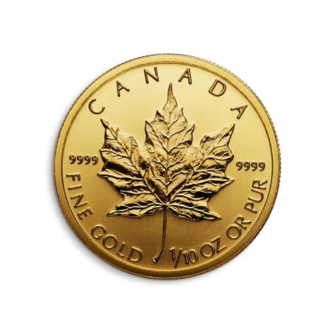 1 10 Oz Maple Leaf Gold Coin