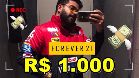 Gastei Mil Reais Em Roupas Na Forever Youtube