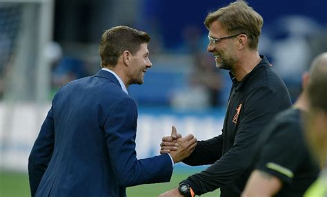 Jürgen Klopp I saw Steven Gerrard while I was on the phone to Gerard