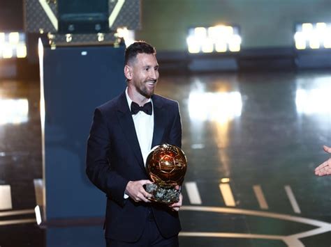 Lionel Messi Wins Ballon Dor Title For Eighth Time Times Of Oman