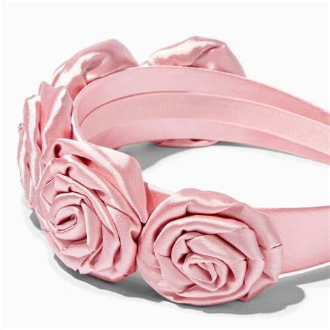 Blush Pink Roses Floral Headband In 2024