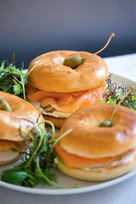 Recette de bagels au saumon fumé Marie Claire