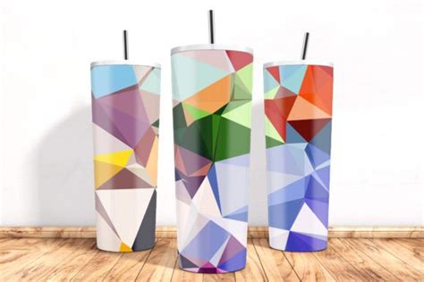 20 Oz Skinny Tumbler Abstract Geometric Graphic By 1xmerch · Creative Fabrica