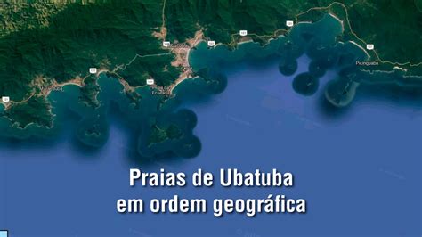 Mapa De Ubatuba As Praias