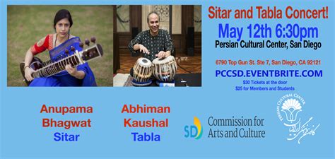 SITAR and TABLA Concert – PCC