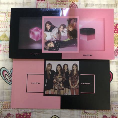 READY STOCK Blackpink Square Up Album Only Black Pink Ver K