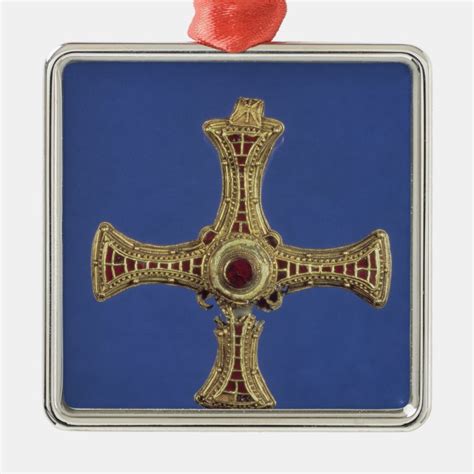 St. Cuthbert's Cross Metal Ornament | Zazzle.com