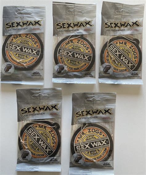 SEX WAX Air Freshener Coconut Straw Pineapple SEXWAX Mr Zogs MELB