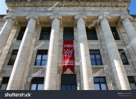 Front View Gordon Hall Quadrangle Harvard Stock Photo 314627024