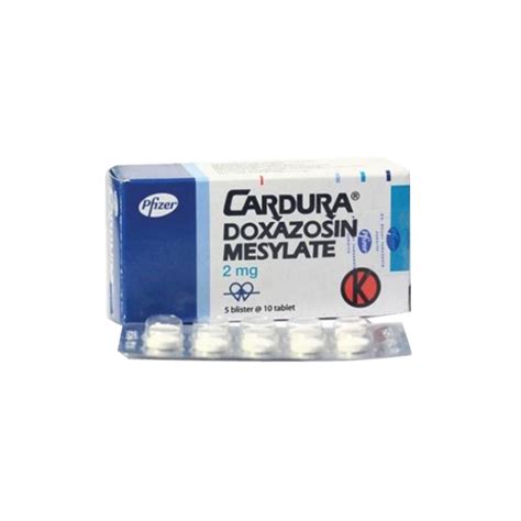 Cardura 2 Mg 10 Tablet Kegunaan Efek Samping Dosis Dan Aturan Pakai