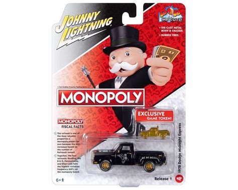 Johnny Lightning 1 64 Monopoly 1978 Dodge Midnight Express Truck