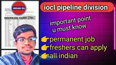 Iocl Pipeline Division Recruitment Engineer Assistant Bsa