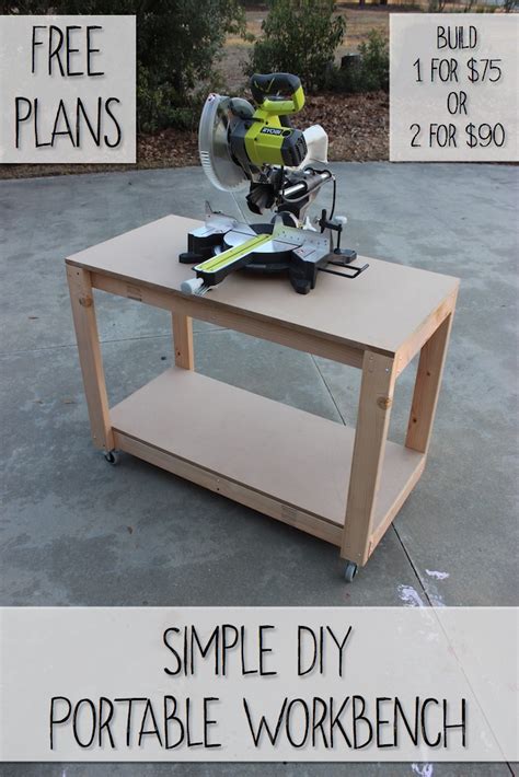 Easy Portable Workbench Plans - Rogue Engineer