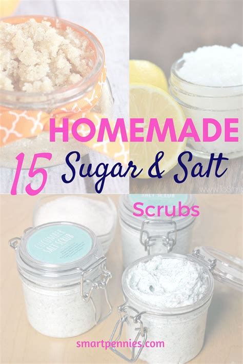 Easy Diy Homemade Sugar And Salt Scrubs Recipes Diy Projects To