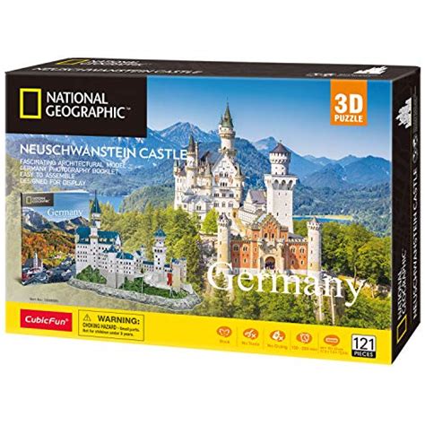 Castello Di Neuschwanstein 121 Pezzi Cubicfun Puzzle 3d