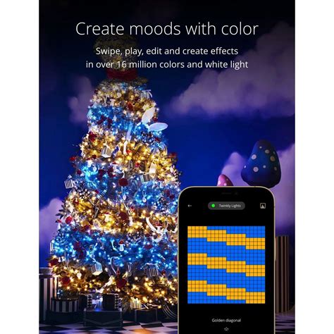 Twinkly Lights Led Christmas Lights App Control Light Decorations