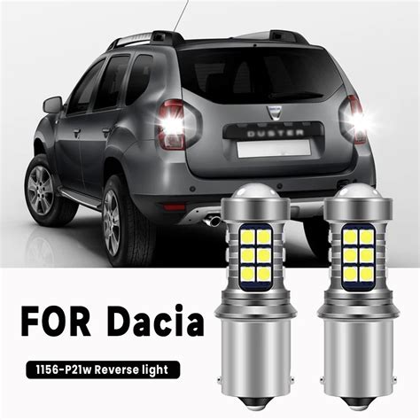 2pcs LED Backup Light Reverse Lamp Canbus Accessories For Dacia Duster