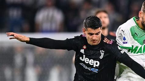 Juventus in crisi Morata è irriconoscibile zero tiri col Sassuolo e