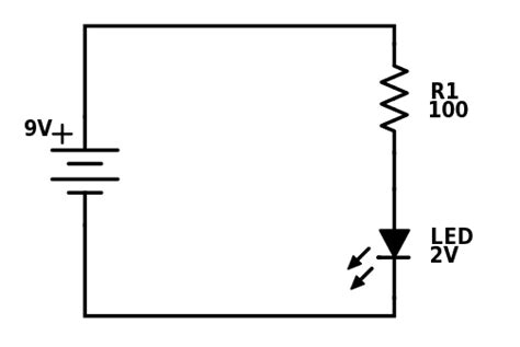 Simple Led Circuit Design