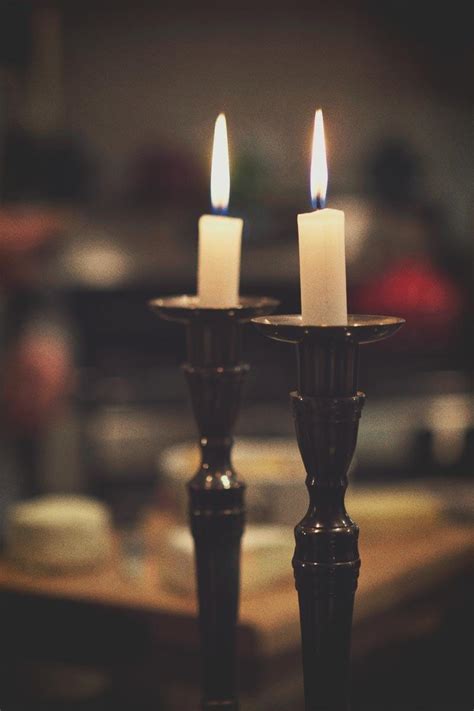 Shabbat candles photos