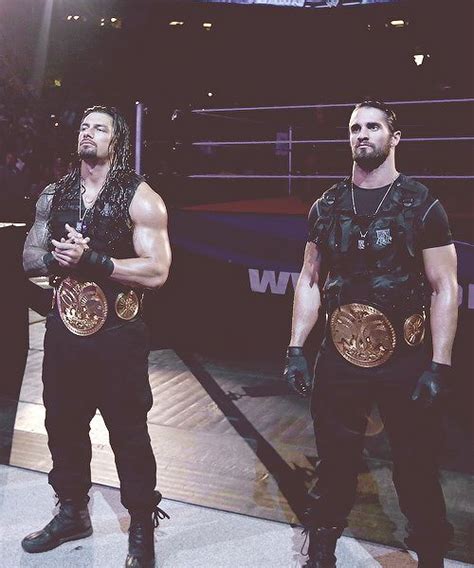 Roman Reigns And Seth Rollins Tag Team Champions