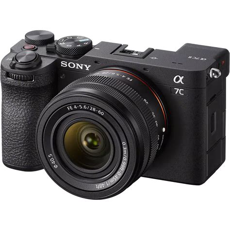 Sony a7C II Mirrorless Camera with 28-60mm Lens (Black) – Design Info