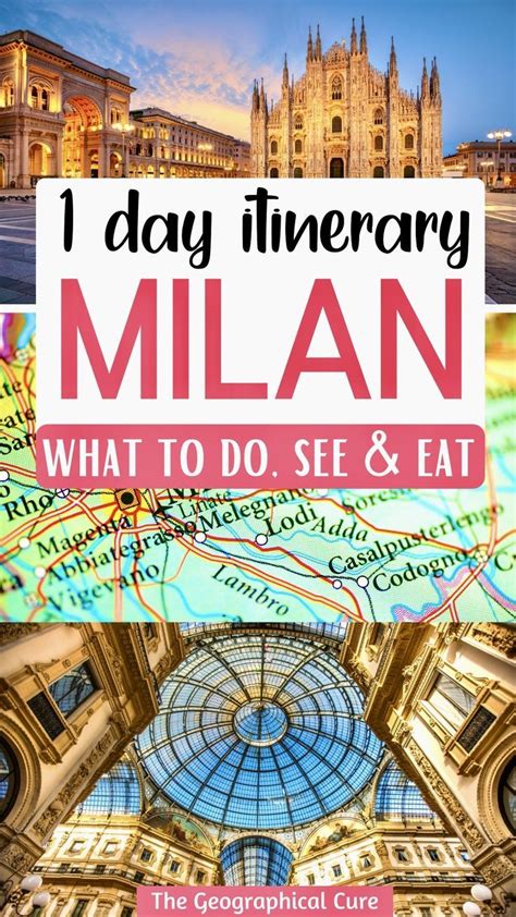 Perfect One Day In Milan Itinerary In 2024 Milan Travel Milan Italy