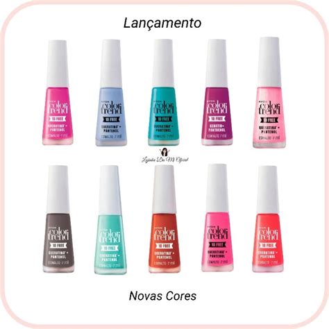 Esmalte Avon Color Trend Lan Amento Novas Cores Ultra Cobertura E