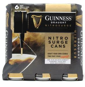 Guinness Draught Nitrosurge 558ml Can 6 Pack – AFT DrinksCash & Carry