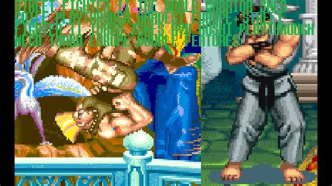 SF2 The World Warrior SNES Guile Hardest Europe SF2T ZSNES Ryu Hoshi