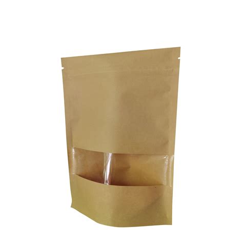 Kg Kraft Paper High Definition Windowed Food Packaging Bag