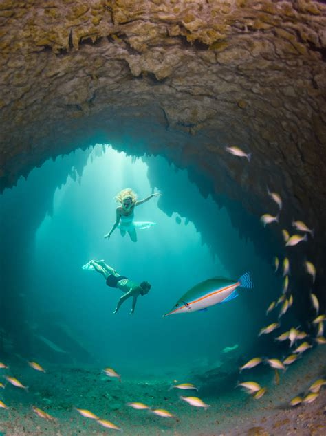 Underwater cave by francoalarconartist on DeviantArt