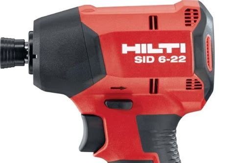 Hilti Sid Specifications Technical Data Cordless Impact