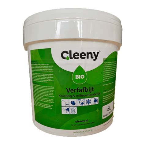 Cleeny Bio Verf Afbijt Liter Cleeny Natuurlijk Schoon