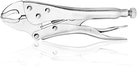 INGCO Curved Jaw Locking Pliers 10 Curved Jaw Pliers Carbon Steel