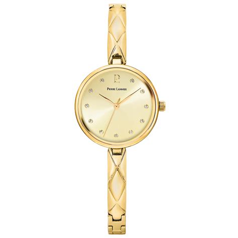 Montre Femme Pierre Lannier Leia Cadran Dor Bracelet Acier Dor