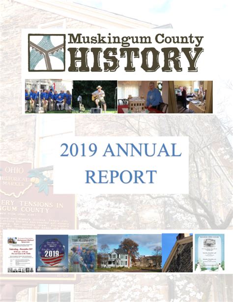 Annual Report — Muskingum County History