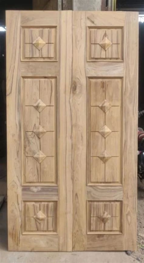 Exterior Mm Teak Wood Double Door For Home At Best Price In