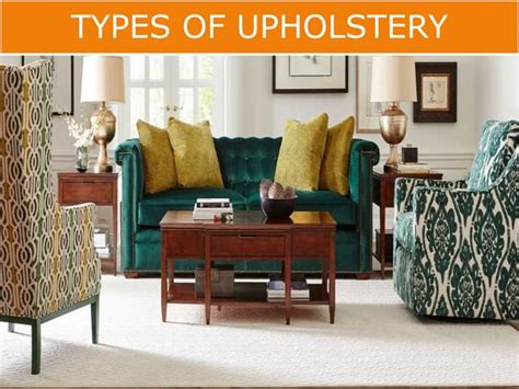 TYPES OF UPHOLSTERY | PPT