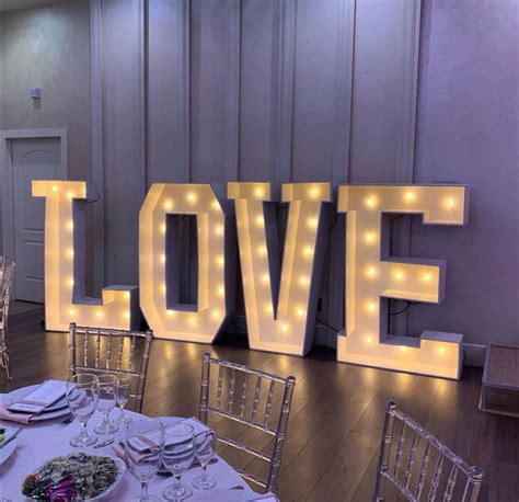 Big Light Up Letters Led Large Light Up Marquee Letters Sign Giant