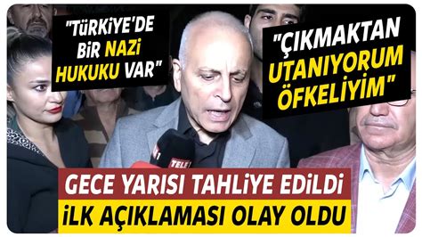 Merdan Yanardağ dan Tahliye sonrası olay açıklama Çıkmaktan