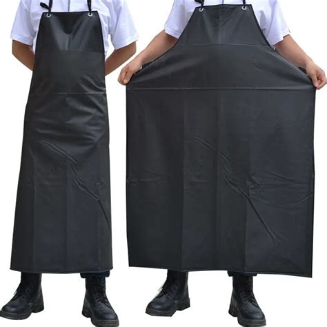 Customizable Waterproof Adjustable Pvc Plastic Apron For Restaurant