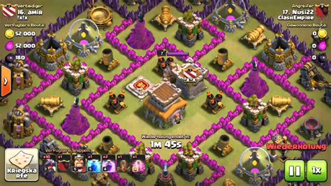 Clankrieg Angriffe Clash Of Clan PadsLP HD German YouTube