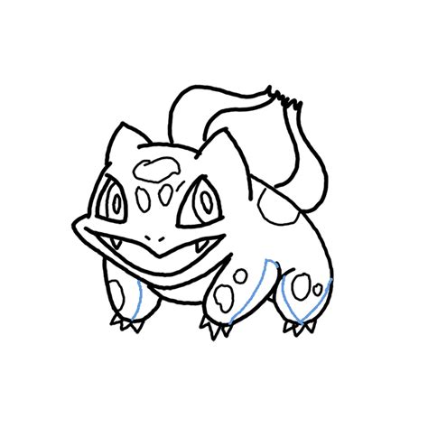 How To Draw Pokemon Bulbasaur Step By Step Easy Drawing Guides